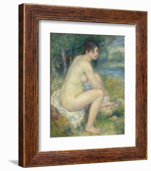 Nude in a Landscape, 1883-Pierre-Auguste Renoir-Framed Art Print