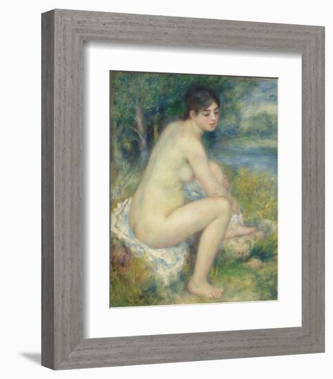 Nude in a Landscape, 1883-Pierre-Auguste Renoir-Framed Art Print