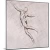 Nude in Action-John Singer Sargent-Mounted Giclee Print