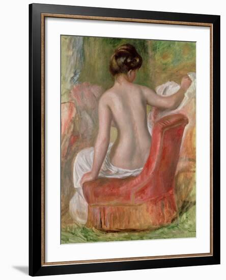 Nude in an Armchair, 1900-Pierre-Auguste Renoir-Framed Giclee Print