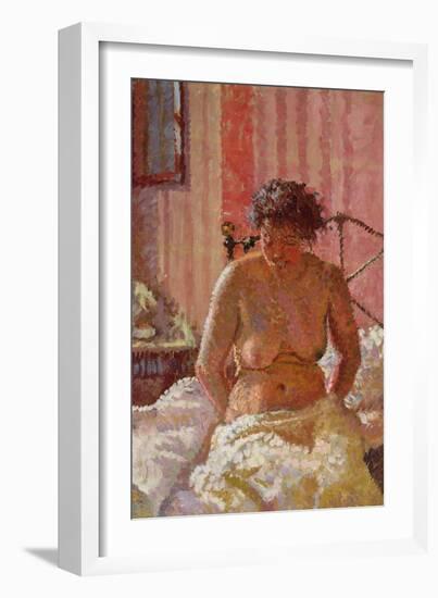 Nude in an Interior, c.1911-Harold Gilman-Framed Giclee Print