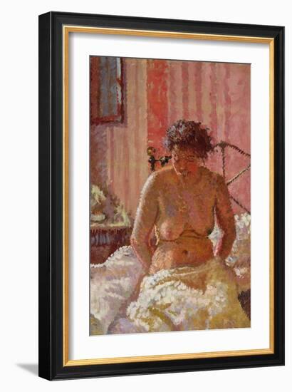 Nude in an Interior, c.1911-Harold Gilman-Framed Giclee Print