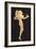 Nude in Front of Mirror-null-Framed Art Print