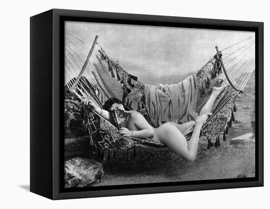 Nude In Hammock, C1885-null-Framed Premier Image Canvas