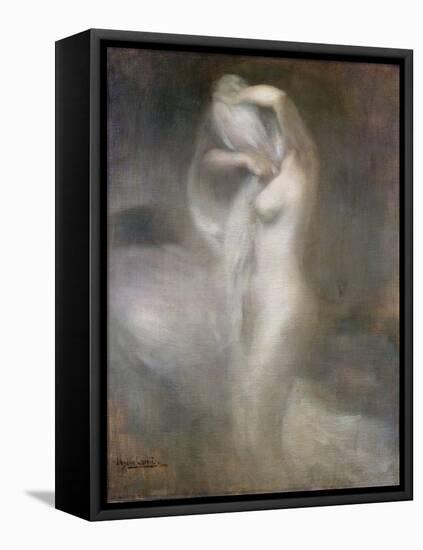 Nude in Profile, C. 1888-Eugene Carriere-Framed Premier Image Canvas