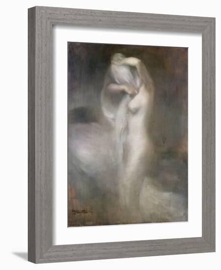 Nude in Profile, C. 1888-Eugene Carriere-Framed Giclee Print