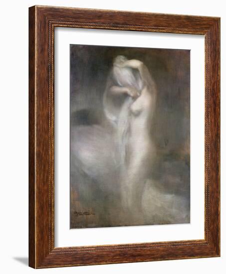 Nude in Profile, C. 1888-Eugene Carriere-Framed Giclee Print