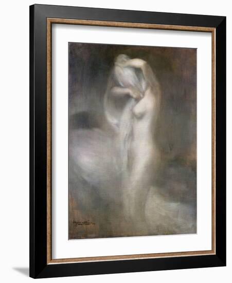 Nude in Profile, C. 1888-Eugene Carriere-Framed Giclee Print