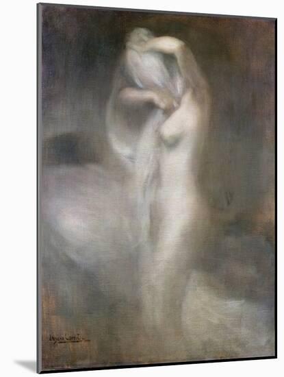 Nude in Profile, C. 1888-Eugene Carriere-Mounted Giclee Print