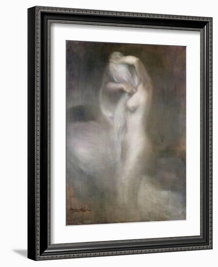 Nude in Profile, C. 1888-Eugene Carriere-Framed Giclee Print