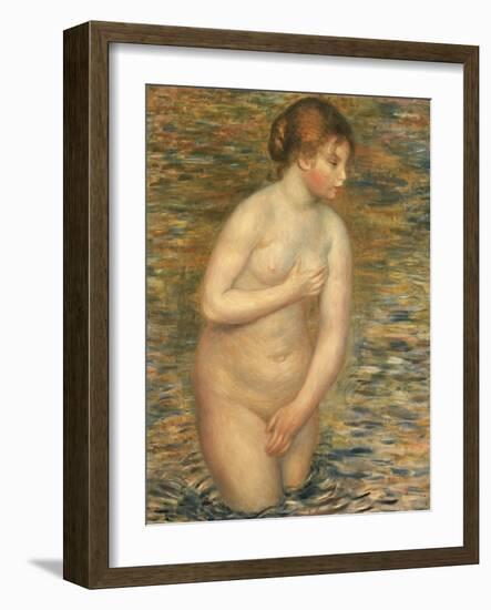 Nude in the Water, 1888-Pierre-Auguste Renoir-Framed Giclee Print