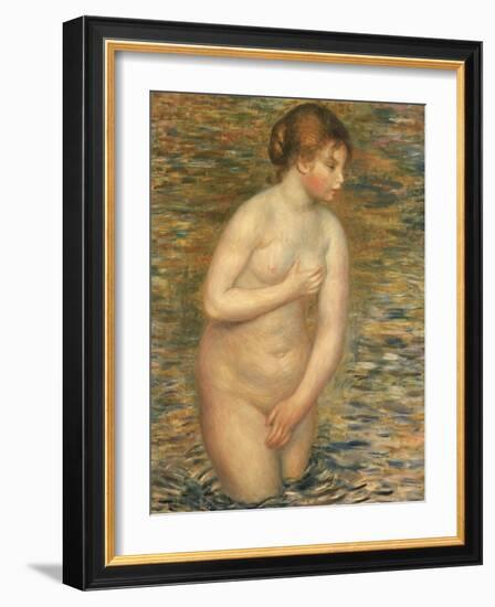 Nude in the Water, 1888-Pierre-Auguste Renoir-Framed Giclee Print