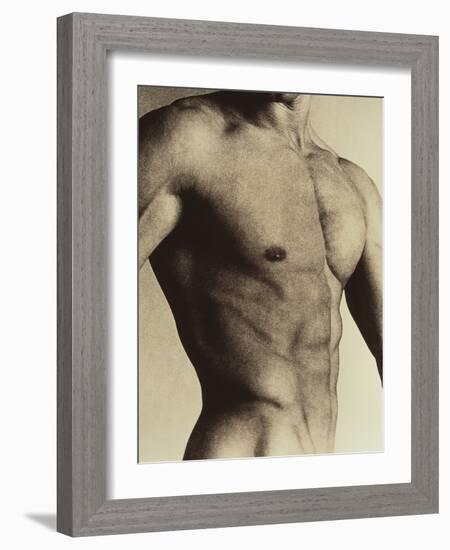Nude Man's Torso-Cristina-Framed Photographic Print