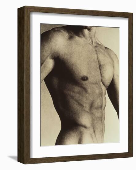 Nude Man's Torso-Cristina-Framed Photographic Print