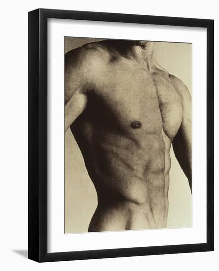 Nude Man's Torso-Cristina-Framed Photographic Print