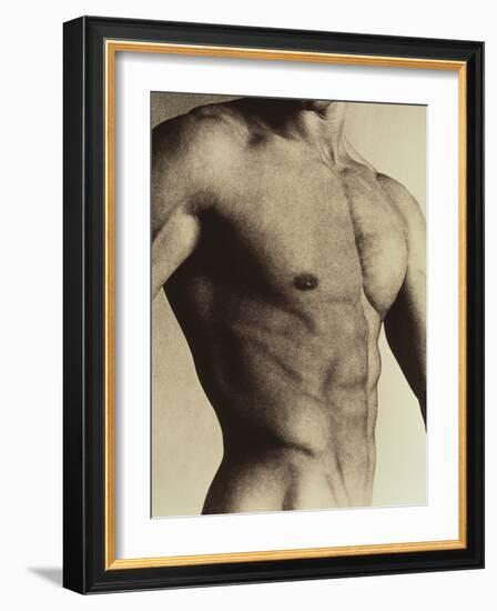 Nude Man's Torso-Cristina-Framed Photographic Print