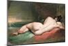 Nude Model Reclining, 19th Century-William Etty-Mounted Giclee Print