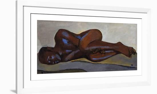 Nude Model Sleeping-Boscoe Holder-Framed Premium Giclee Print