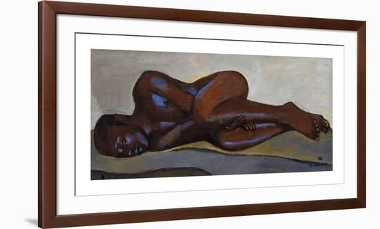 Nude Model Sleeping-Boscoe Holder-Framed Premium Giclee Print