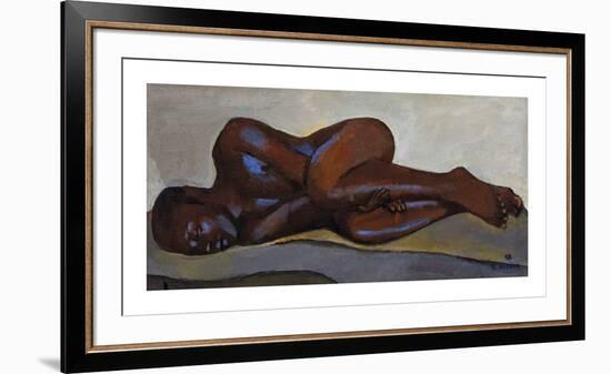 Nude Model Sleeping-Boscoe Holder-Framed Premium Giclee Print