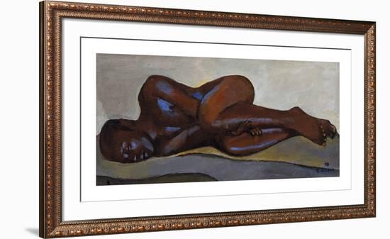 Nude Model Sleeping-Boscoe Holder-Framed Premium Giclee Print