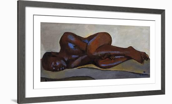 Nude Model Sleeping-Boscoe Holder-Framed Premium Giclee Print
