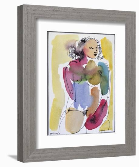 Nude No.3-Diana Ong-Framed Giclee Print