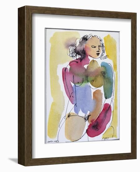 Nude No.3-Diana Ong-Framed Giclee Print