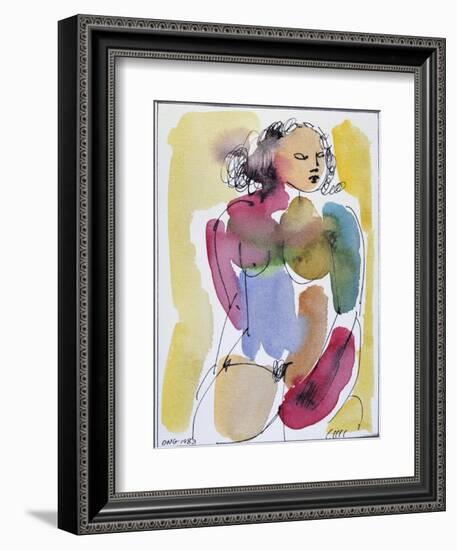 Nude No.3-Diana Ong-Framed Giclee Print