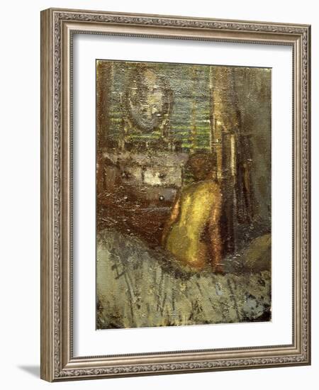Nude (Oil on Canvas)-Walter Richard Sickert-Framed Giclee Print