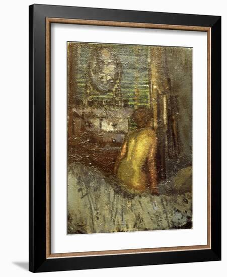 Nude (Oil on Canvas)-Walter Richard Sickert-Framed Giclee Print