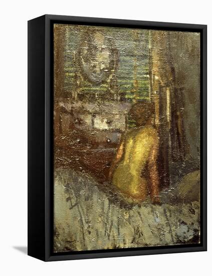 Nude (Oil on Canvas)-Walter Richard Sickert-Framed Premier Image Canvas