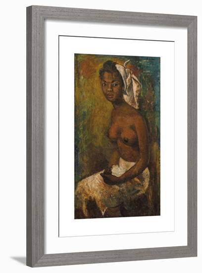 Nude - Olive Green-Boscoe Holder-Framed Premium Giclee Print