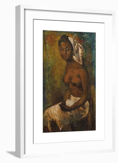 Nude - Olive Green-Boscoe Holder-Framed Premium Giclee Print