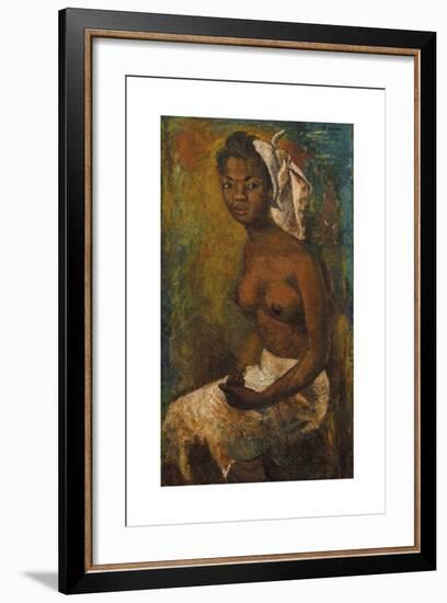 Nude - Olive Green-Boscoe Holder-Framed Premium Giclee Print