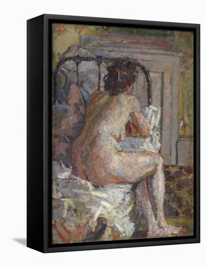 Nude on a Bed, c.1914-Harold Gilman-Framed Premier Image Canvas
