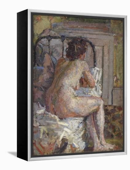 Nude on a Bed, c.1914-Harold Gilman-Framed Premier Image Canvas