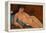 Nude on a Blue Cushion, 1917-Amedeo Modigliani-Framed Premier Image Canvas