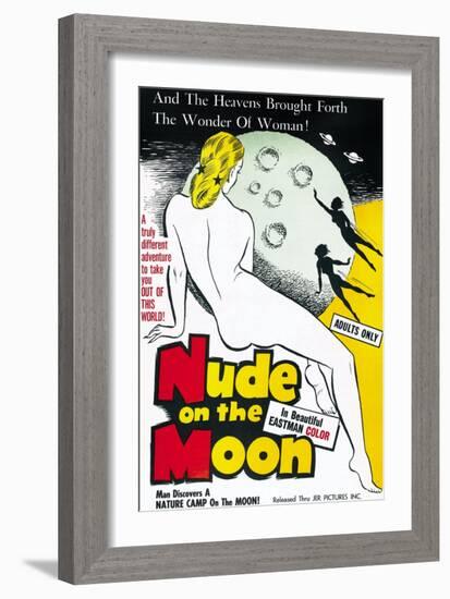 Nude On the Moon, 1961-null-Framed Premium Giclee Print