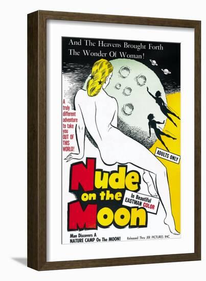 Nude On the Moon, 1961-null-Framed Premium Giclee Print