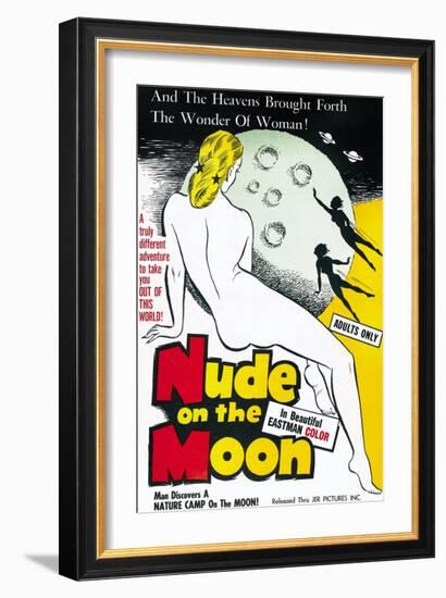 Nude On the Moon, 1961-null-Framed Premium Giclee Print