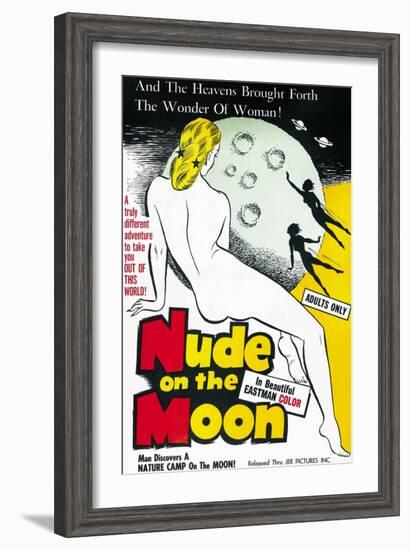 Nude On the Moon, 1961-null-Framed Art Print