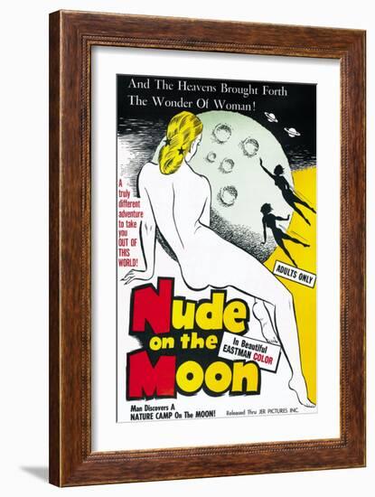 Nude On the Moon, 1961-null-Framed Art Print