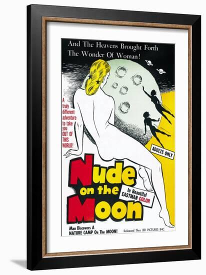 Nude On the Moon, 1961-null-Framed Art Print