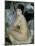 Nude, or Nude Seated on a Sofa, 1876-Pierre-Auguste Renoir-Mounted Giclee Print