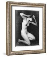 Nude Posing, C1910-Arnold Genthe-Framed Photographic Print