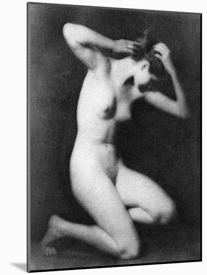 Nude Posing, C1910-Arnold Genthe-Mounted Photographic Print