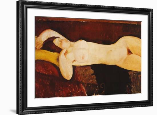 Nude Reclining-Amedeo Modigliani-Framed Art Print