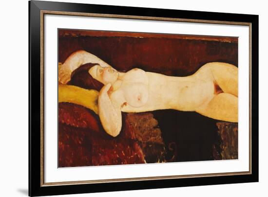 Nude Reclining-Amedeo Modigliani-Framed Art Print