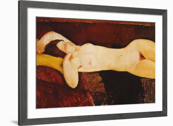 Nude Reclining-Amedeo Modigliani-Framed Art Print